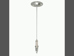 เชื่อมต่อสมอโช้ค 40.5*37 มม. ของวัสดุโลหะผสมสังกะสีพร้อมชุดสายไฟแบบปรับได้