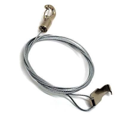 ตัวยึดสายเคเบิลแบบสแน็ปฮุกสำหรับแขวนป้ายในระบบแขวนภาพ