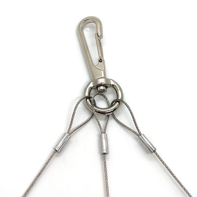 สายรัดลวดสลิงสแตนเลสสำหรับแขวนกระถางดอกไม้ติดผนัง