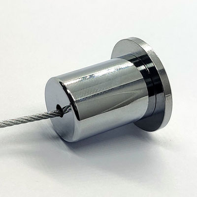 ตัวเชื่อมต่อเพดานโครเมียมทองเหลือง, ที่ยึดสายลวดเหล็ก, ตัวเชื่อมต่อเพดาน