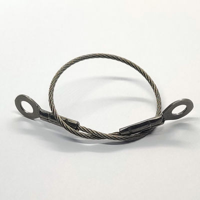 สายไหมสายเหล็กไร้ขัด สลิงค์สําหรับระบบแสดงสัญญาณสาย