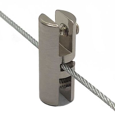 ตัวยึดกระจกสำหรับแสดงสินค้าขายดีใหม่สำหรับระบบแสดงสายเคเบิล