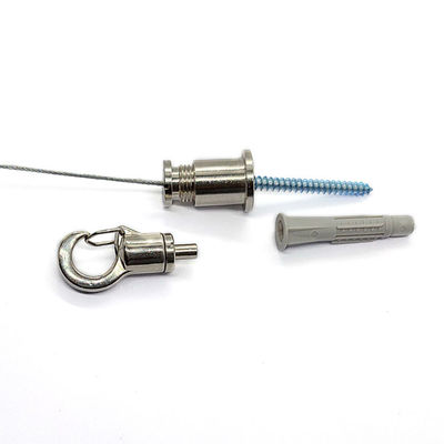 ป้ายแขวนลดตะขอเพดานชุด 2 ชุดสายเคเบิลด้วยสแตนเลส สายสายสายคลับ