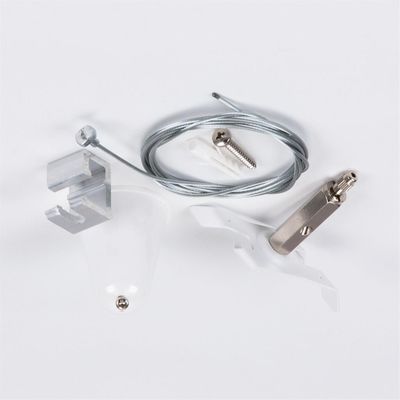 ชุดการแขวนสายไฟ Track Lighting With Wire Ceiling Gripper Clamp Holder โลຫະ