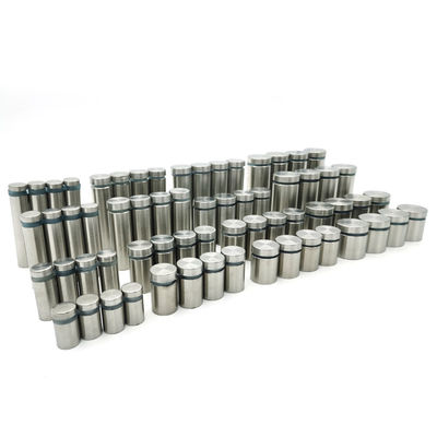 ตัวยึดป้ายอะคริลิคพร้อมหัวแบนและตัวเชื่อมต่อสำหรับการติดตั้งฮาร์ดแวร์แสดงผล