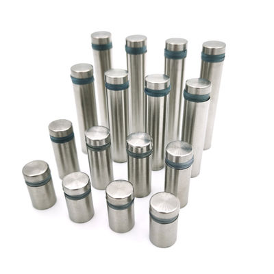 ฮาร์ดแวร์ติดตั้งป้ายติดผนัง Stainless Steel 316, ตัวยึดป้าย, ฝาครอบตัวยึดป้ายสำหรับแสดงผลอะคริลิก