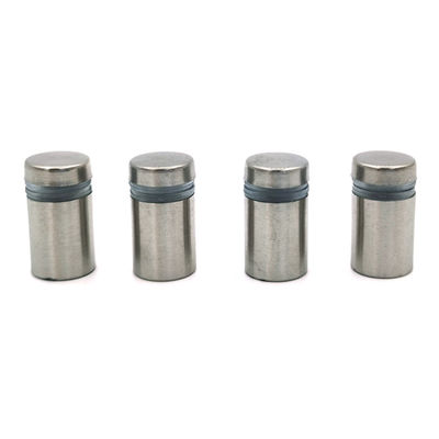 ฮาร์ดแวร์ติดตั้งป้ายติดผนัง Stainless Steel 316, ตัวยึดป้าย, ฝาครอบตัวยึดป้ายสำหรับแสดงผลอะคริลิก