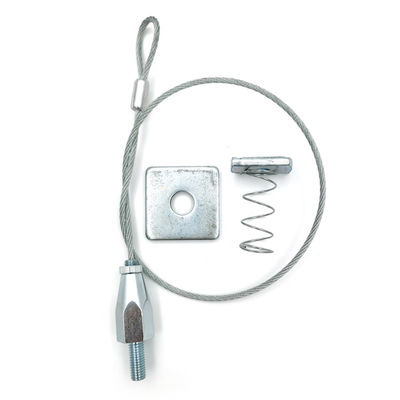 ชุดแขวนยึดระบบกันสะเทือนพร้อมห่วงสแตนเลสสตีลและตัวจับสายเคเบิล