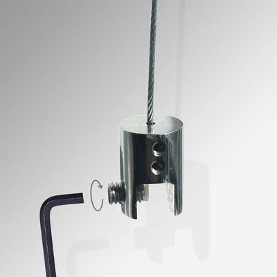 Aluminium Brass Self-Locking Wire Cable Display System For Signage And Advertising Picture