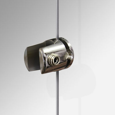 Display Glass Clamps Hardware Accessories For Hanging Display Systems