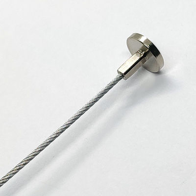 T Shape Terminal สายใยเหล็กยืดหยุ่น 7X7 Lanyard สายใยเหล็กไร้ขัด