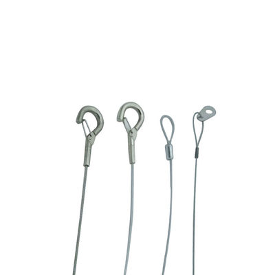 สลิงลวดสลิงเหล็กพร้อมตะขอสำหรับแสดงไฟและแขวน