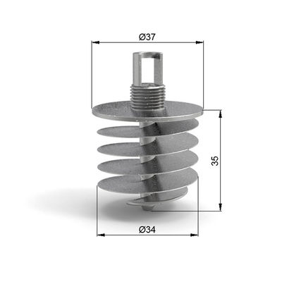 ระบบกันสะเทือนพร้อมตัวแขวนลวดปรับได้และจุดยึดตัวดูดซับ