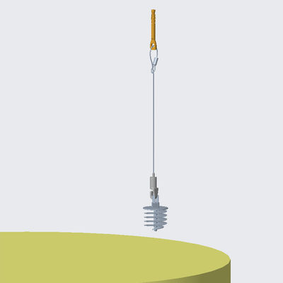 เชื่อมต่อ Absorber กับชุดสายปรับสําหรับระบบแขวนเพดานเสียง