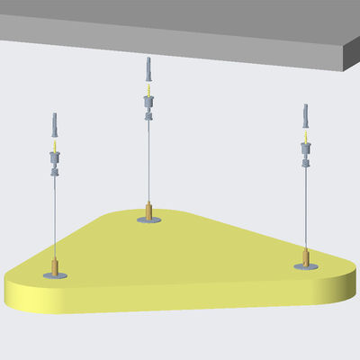 ระบบแขวนเพดานอะคูสติกแบบปรับแต่งได้พร้อมความทนทานต่อความชื้น