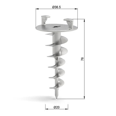 ระบบการแขวนสายไฟที่ทนความชื้นได้อย่างมีประสิทธิภาพ การก่อสร้าง 7x7 แบบยืดหยุ่นสําหรับเพดานเสียง