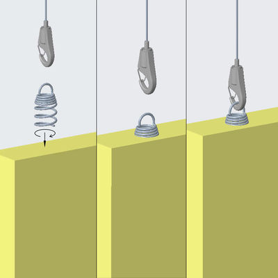 Wire Hanger Custom Connecting Adjustable Suspension Hooks สําหรับการปรับบราคเกต