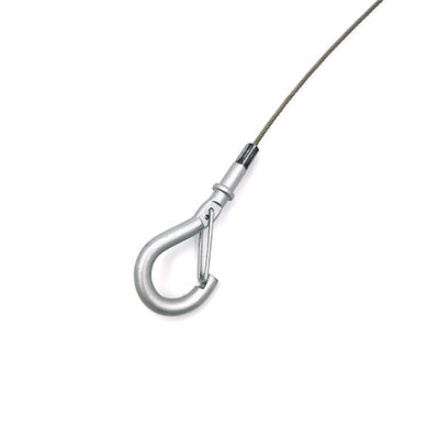 ชุดแขวนสําหรับสเปคเปอร์ประดับ ความปลอดภัย สแตนเลส สายเคเบิล สายใยสําหรับเพดาน สเปคเปอร์ติดเพดาน เพิ่มความปลอดภัยสําหรับแขวนแสงล็อคกล้อง Diy Speaker ในโรงแรม