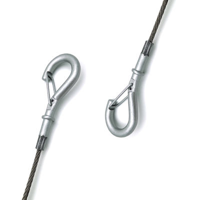 ชุดแขวนสําหรับสเปคเปอร์ประดับ ความปลอดภัย สแตนเลส สายเคเบิล สายใยสําหรับเพดาน สเปคเปอร์ติดเพดาน เพิ่มความปลอดภัยสําหรับแขวนแสงล็อคกล้อง Diy Speaker ในโรงแรม