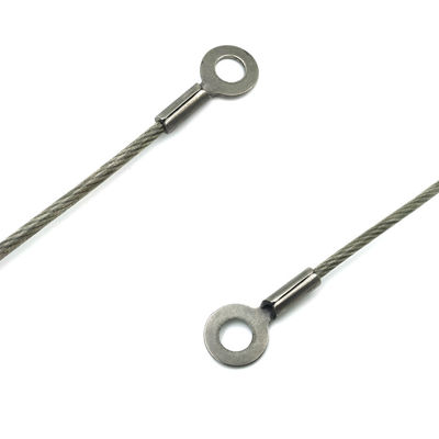 สายเคเบิลสแตนเลสสตีลเพื่อความปลอดภัยของลำโพง สายลวดสลิงเพื่อความปลอดภัยสำหรับลำโพงติดเพดานหรือติดผนัง