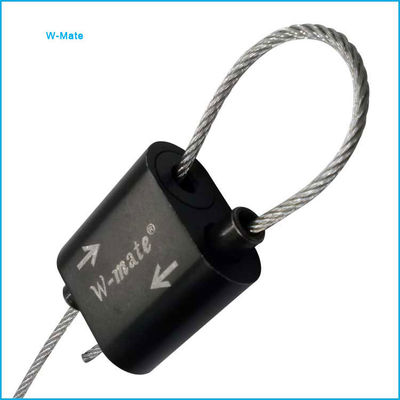 M12 Black Self Gripping Cable Looping Gripper with 1*7 and 1*19 Steel Wire Rope