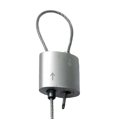 เครื่องจับเคเบิลลูปปั่นแบบสแตนเลสแบบสแตนเลสแบบสับไทยแบบคู่ ด้วยแรงบุก 300N สําหรับระบบแขวนและแสงสว่าง