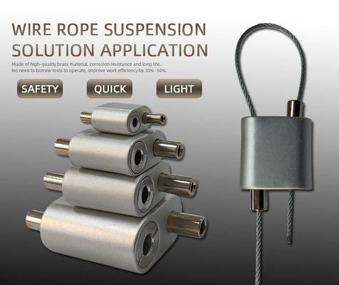 ตัวยึดสายสแตนเลสสตีลขนาด 25*25 มม. สำหรับติดตั้งบนเพดานและเชื่อมต่ออย่างปลอดภัย