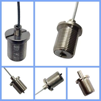 ชุดแขวนสายเคเบิลทองเหลือง M10 เกลียวตัวผู้ สำหรับชิ้นส่วน LED