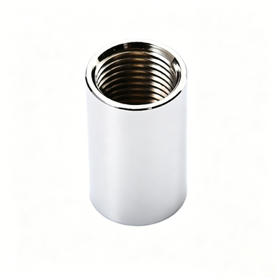Mechanical Parts Stainless Steel Threaded Nut Rod Long M10 Sw7*17 Brass Hex Coupler for Lighting Accessories