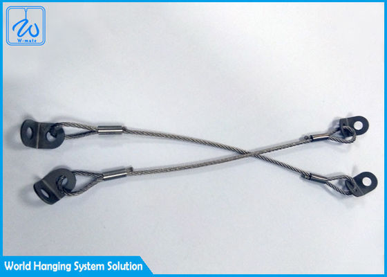สายเคเบิลนิรภัยสปริงประตูโรงรถแบบปรับแต่งได้ พร้อมปลายขั้วงอ