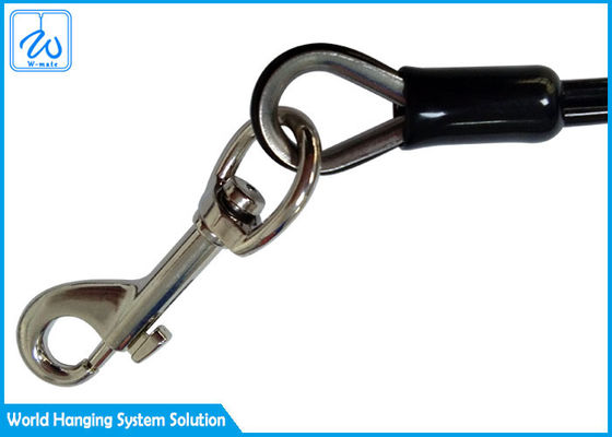 Indestructible Pet Tie Out Cable PVC Coating Dog Leash Rope For 1.8-2.0mm