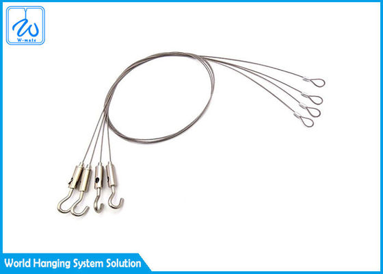 7x7 Or 7x19 Wire Rope Light Fitting Pendant Light Suspension Kit With Hook