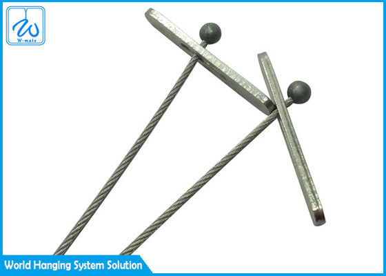 7x19 สายบิน สายเหล็ก ติดเชือกเชือกที่มีปลายลูกบอล