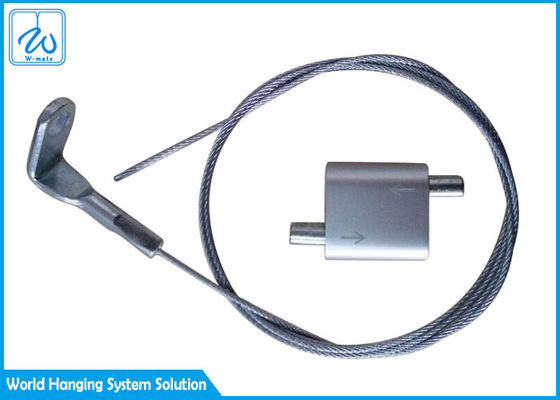 ขายึดผนังสำหรับชุดรัดท่อกันแผ่นดินไหว พร้อมตัวจับลวดสลิง