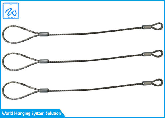 ความแข็งแรงและความทนทาน การประกอบเชือก 3.0 มม ขาเดียวที่มีลุปคู่