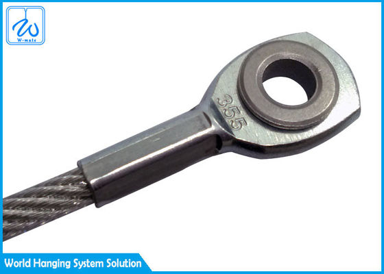 ขาเดียว 304 เครื่องติดตั้งสายไฟฟ้าเครื่องบิน ตาปลาย ไม่มีเคลือบ