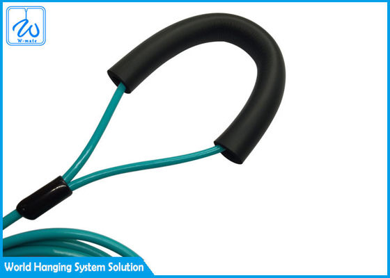 สายจูงสุนัข Mighty Paw Chew Proof พร้อมสายเคเบิลเหล็กเคลือบและที่จับบุนุ่ม