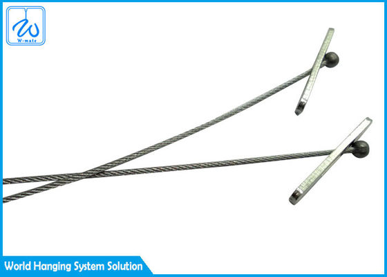 สลิงลวดสลิงเหล็ก 7x19 2 ขา พร้อมธงสำหรับระบบสายเคเบิลแขวน