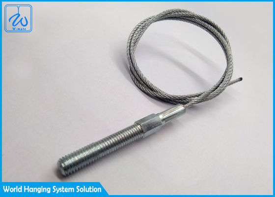 7x7 1.5 มิลลิเมตร สแตนเลส สายใยประกอบการปลายอุปกรณ์ประกอบการกับ Swaged Eyebolt