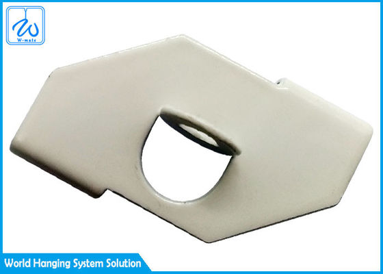 คลิปยึดเพดานแบบแขวนสีขาว คลิปทีบาร์สำหรับติดไฟติดตาม