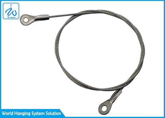 ห่วงปลายสแตนเลส 304 	ชุดสายสลิงลวดสลิงสำหรับแขวนไฟ