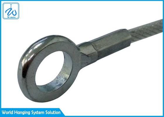 สลิงลวดสลิงถักเคลือบ PVC แบบแขวน ความยาวอิสระสำหรับปรับแต่ง