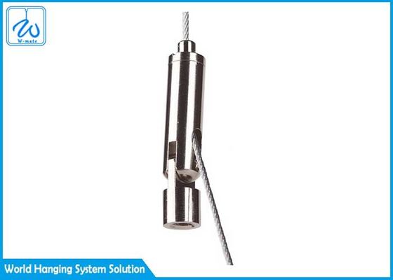 ที่จับสายเคเบิลแบบหมุนภายใน M6 ชุบนิกเกิล