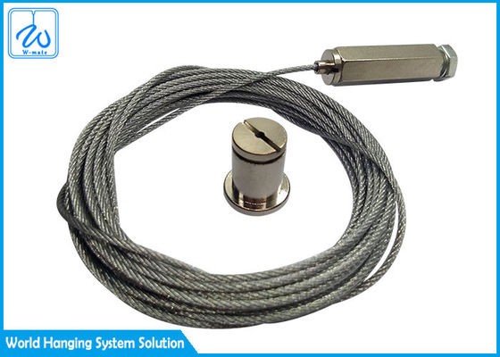 ระบบแขวนไฟทองเหลือง ตัวจับสายเคเบิล XTSC คลิปอลูมิเนียมราง