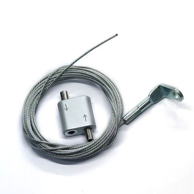 อลูมิเนียม 2 ด้านลุปปิงกริปเปอร์สําหรับระบบแขวนสายไฟ LED