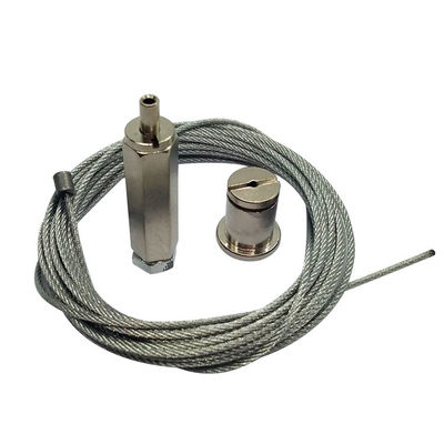 Cable Suspension Assembly Hanging Steel Wire Rope Stopper Ceiling Attachment For Led Panel Light