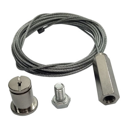 Cable Suspension Assembly Hanging Steel Wire Rope Stopper Ceiling Attachment For Led Panel Light