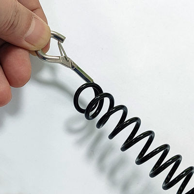คุณภาพสูง Tpu ถอดตัว Tether ลายลมลวด Bungee เครื่องมือ Lanyard