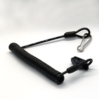 สายรัดนิรภัยแบบมีสายเคลือบพลาสติกสำหรับป้องกันการตก