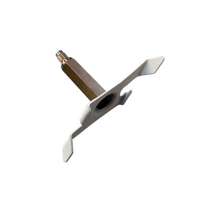 คลิปเพดานแขวนสําหรับไฟ คลิป T-Bar ขาว